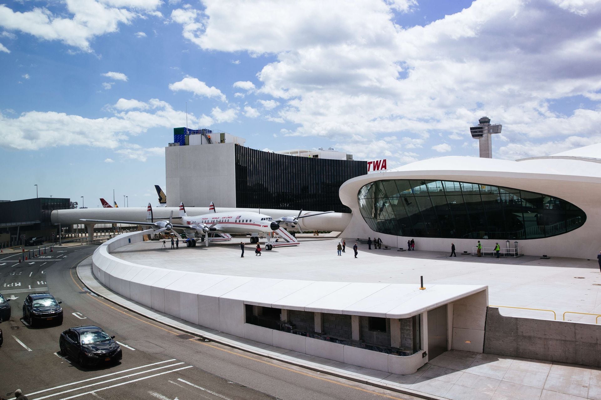 TWA inauguró el hotel en el aeropuerto JFK de Nueva York