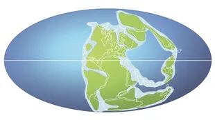 Hace 258 millones de años, el supercontinente llamado Pangea no se había dividido aún entre Laurasia, al norte, y Gondwana al sur.