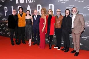 El elenco de Star Trek: Picard, durante la presentación de la serie de Amazon Prime Video en Berlín