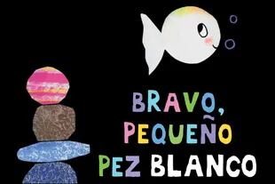 Uno de los títulos de la serie de Pez Blanco, en edición bilingüe