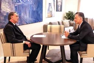 Miguel Pichetto con Mauricio Macri