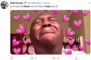 Las reacciones en redes al vestuario de Messi y sus hijos