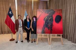 La familia del artista donó un cuadro a la Universidad de Chile