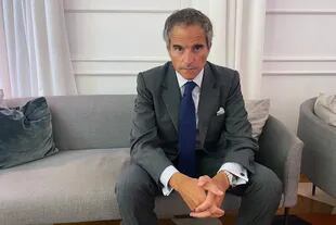Rafael Grossi, director del OIEA, en la entrevista con LA NACION en Roma