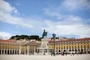 La Plaza Comercio de Lisboa