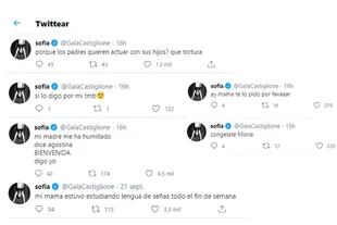 La catarata de tuits de Sofía Gala durante el debut de Claribel Medina en el Cantando 2020