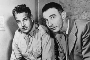 Oppenheimer With Leslie Groves, High Command In Charge Of The Manhattan Project For The Development Of The Atomic Bomb