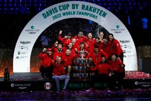 Canadá es el último campeón de la Copa Davis porque ganó la edición 2022