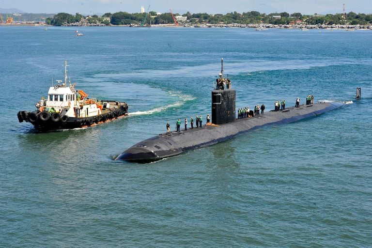 Atlántico Sur: preocupación por la presencia de un submarino nuclear de EE.UU.