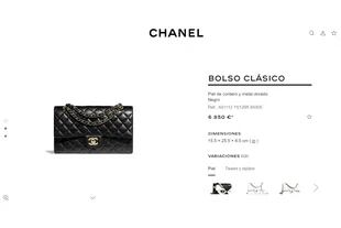 Para completar el look, Antonela eligió una cartera Chanel