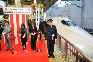 La ceremonia celebrando el medio siglo de funcionamiento del Tren Bala