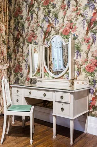 El mobiliario original que tenia Victoria Ocampo en su propiedad de verano