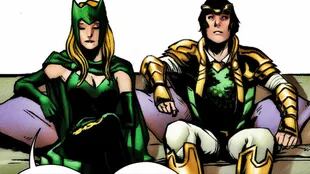 Enchantress junto a Loki