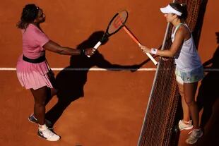 El 12 de mayo de 2021, en Roma, Nadia Podoroska venció a Serena Williams