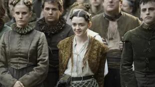 Maisie Williams como Arya Stark en Game of Thrones