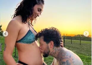 Melody Luz y Alex Caniggia esperan su primer hijo juntos