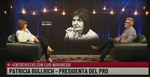 Patricia Bullrich con Luis Novaresio