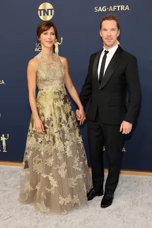 Benedict Cumberbatch junto a Sophie Hunter