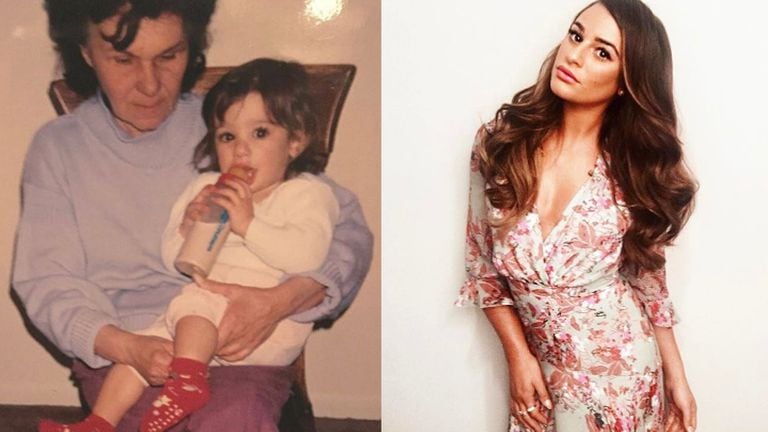 Antes y después... Lea Michele