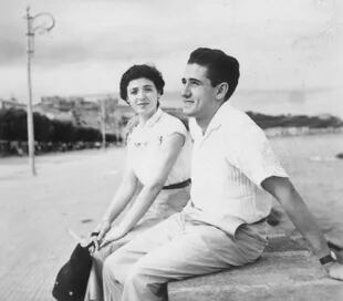 María Teresa Corradini y su marido, Francesco Barbera.