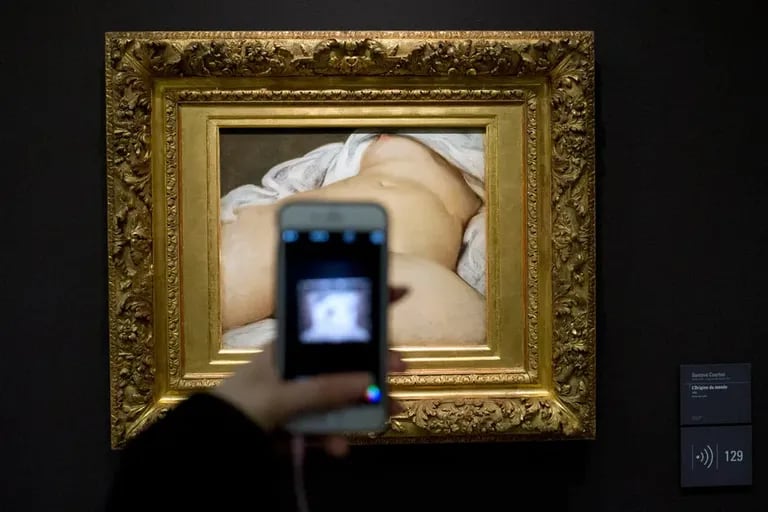 El origen del mundo: la obra de Gustave Courbet permaneció oculta durante más de un siglo, integró la colección de Jacques Lacan y hoy se exhibe en el parisino Museo de Orsay