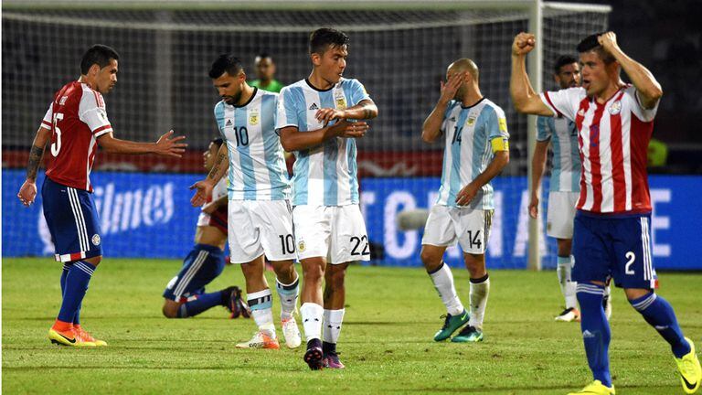 La reciente frustración ante Paraguay en las eliminatorias