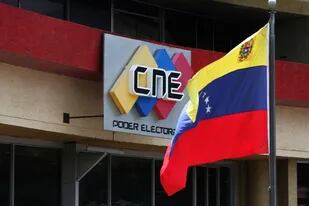 La sede del Consejo Nacional Electoral de Venezuela (CNE)