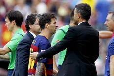 Luis Enrique recordó los días de tensión que vivió con Messi en Barcelona