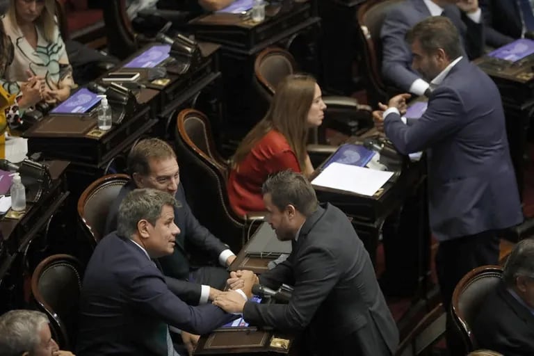 Sesión en la Cámara de Diputados por el acuerdo con el FMI