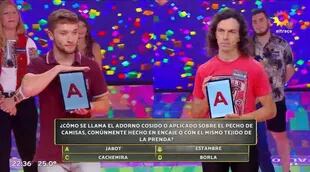 Marcelo y Agustín se enfrentaron en la final de Los 8 escalones del millón