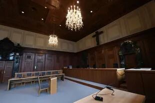 El tribunal en Núremberg como se ve en la actualidad: forma parte de un museo que conmemora el proceso