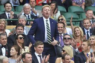 Becker, en Wimbledon 2016: ya era coach de Djokovic