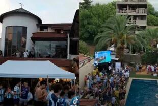 La casa que fue de Maradona se convirtió en el lugar de encuentro para los partidos del seleccionado