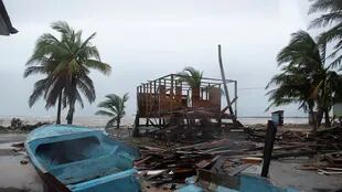 Puerto Maderas recibió el golpe más duro del huracán Iota en Nicaragua