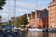 El encantador depto de una familia sobre un canal en Copenhague