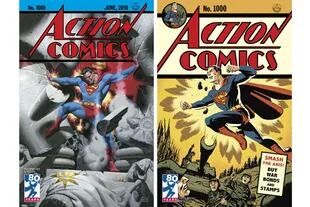 Las tapas conmemorativas de Superman para su edición número 1000