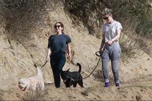 Kristen junto a su novia disfrutando de una tarde en Los Angeles
