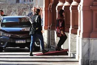 Silvina Batakis entra en Casa Rosada para reunirse con el presidente Alberto Fernández
