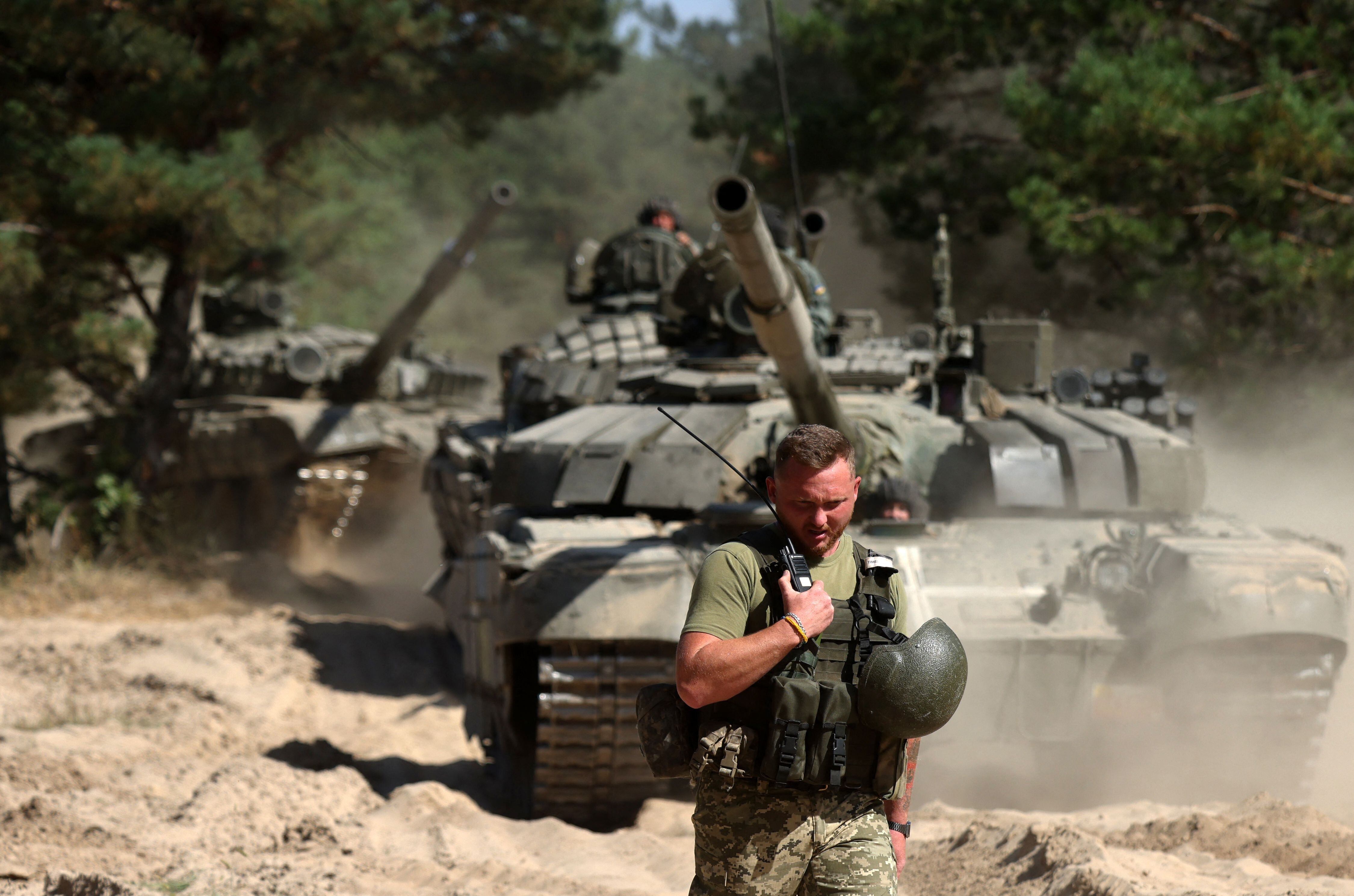 Ucrania rompe las primeras líneas de defensa rusa en el frente sur