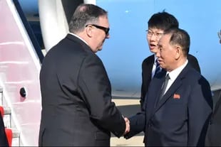 El general Kim Yong-chol recibió al secretario de Estado norteamericano, Mike Pompeo, a comienzos de mes en Pyongyang