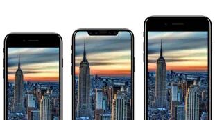 Una de las tantas imágenes filtradas que apuestan a tres versiones de iPhone para el décimo aniversario del smartphone de Apple