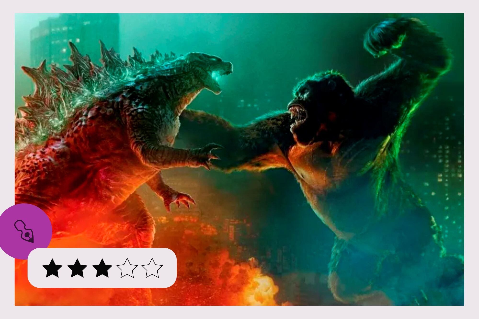 Godzilla vs. Kong: un digno espectáculo que entrega lo que promete: peleas de monstruos gigantes en escenarios insólitos