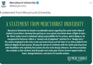 Las autoridades universitarias emitieron un comunicado respecto a los hechos en sus redes sociales