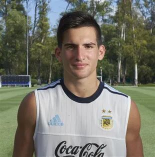 Benjamín Garré, jugador del sub 17: “Dejé la familia y amistades para cumplir un sueño”.