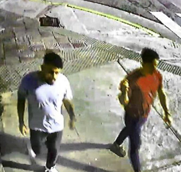 Las primeras imágenes de los sospechosos de atacar Maricafé