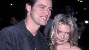 Renée Zellweger junto a Jim Carrey cuando eran pareja