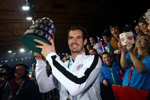 Andy Murray lideró el título de Gran Bretaña en la Copa Davis 2015, el primer festejo de ese país por la Ensaladera después de 79 años.