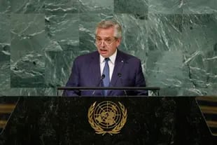López Murphy cuestionó el discurso de Alberto Fernández ante la ONU. (AP Photo/Jason DeCrow)