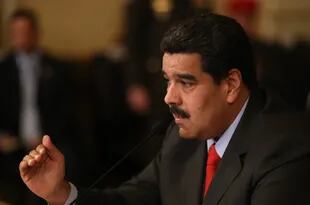 Nicolás Maduro durante la presentación de su nuevo equipo de gobierno