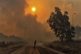 Incendios forestales en Grecia